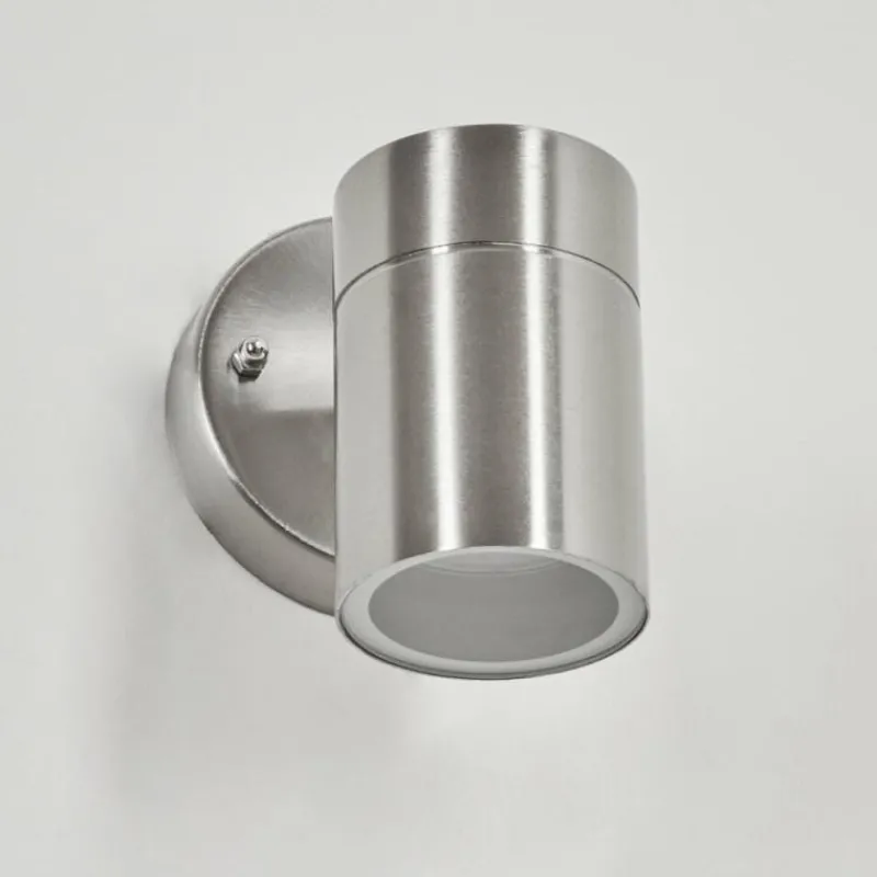 hofstein Applique murale d'extérieur Corneda Acier inoxydable, 1 lumière