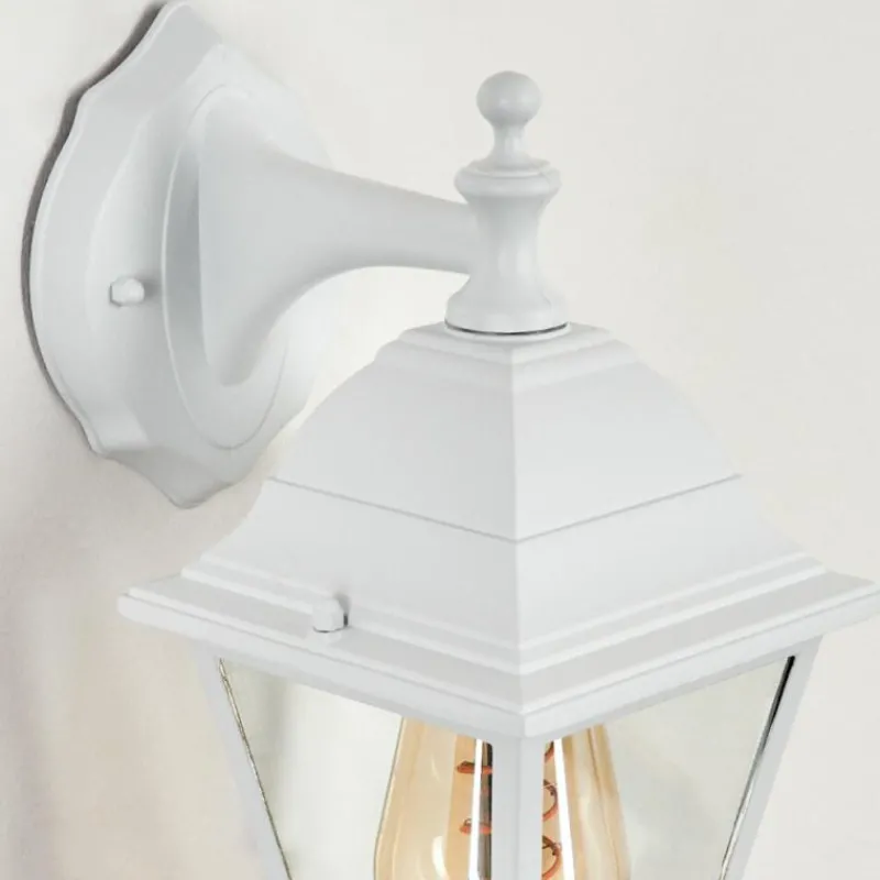 Luminaires Rustiques-hofstein Applique murale d'extérieur Halla Blanc, 1 lumière