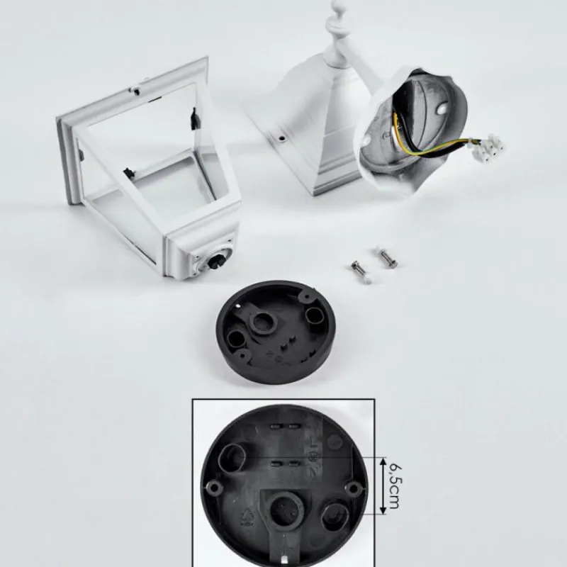 Luminaires Rustiques-hofstein Applique murale d'extérieur Halla Blanc, 1 lumière