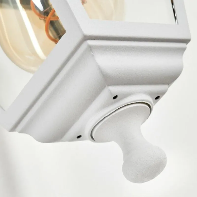 Luminaires Rustiques-hofstein Applique murale d'extérieur Halla Blanc, 1 lumière