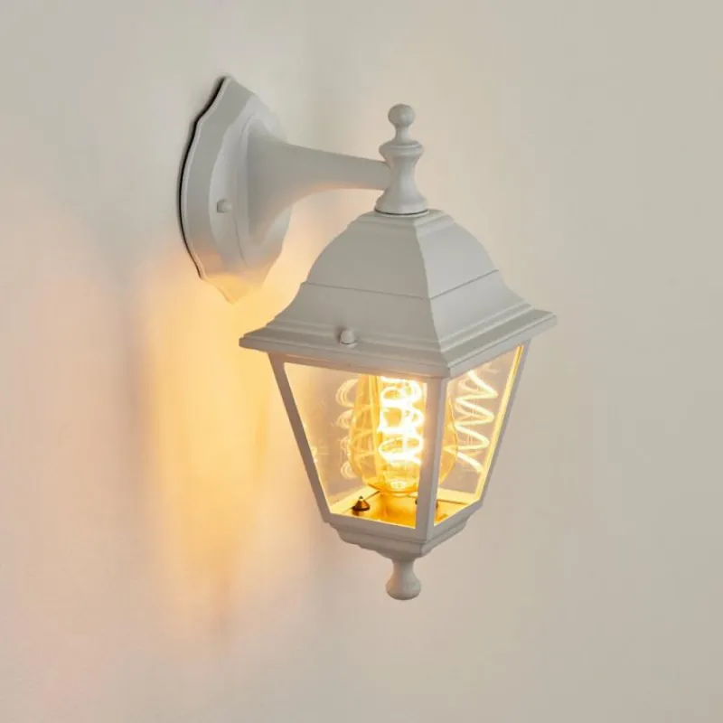 Luminaires Rustiques-hofstein Applique murale d'extérieur Halla Blanc, 1 lumière