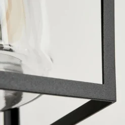 hofstein Applique murale d'extérieur Heinonen Noir, 1 lumière