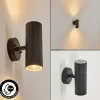 hofstein Applique murale d'extérieur Koila Noir, 2 lumières