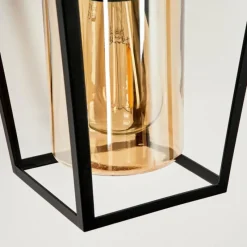 hofstein Applique murale d'extérieur Heinonen Noir, 1 lumière