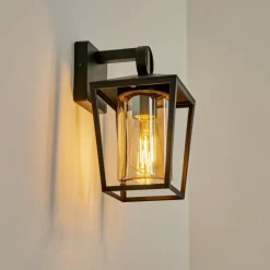 hofstein Applique murale d'extérieur Heinonen Noir, 1 lumière