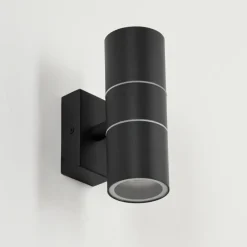 hofstein Applique murale d'extérieur Simola Anthracite, 2 lumières