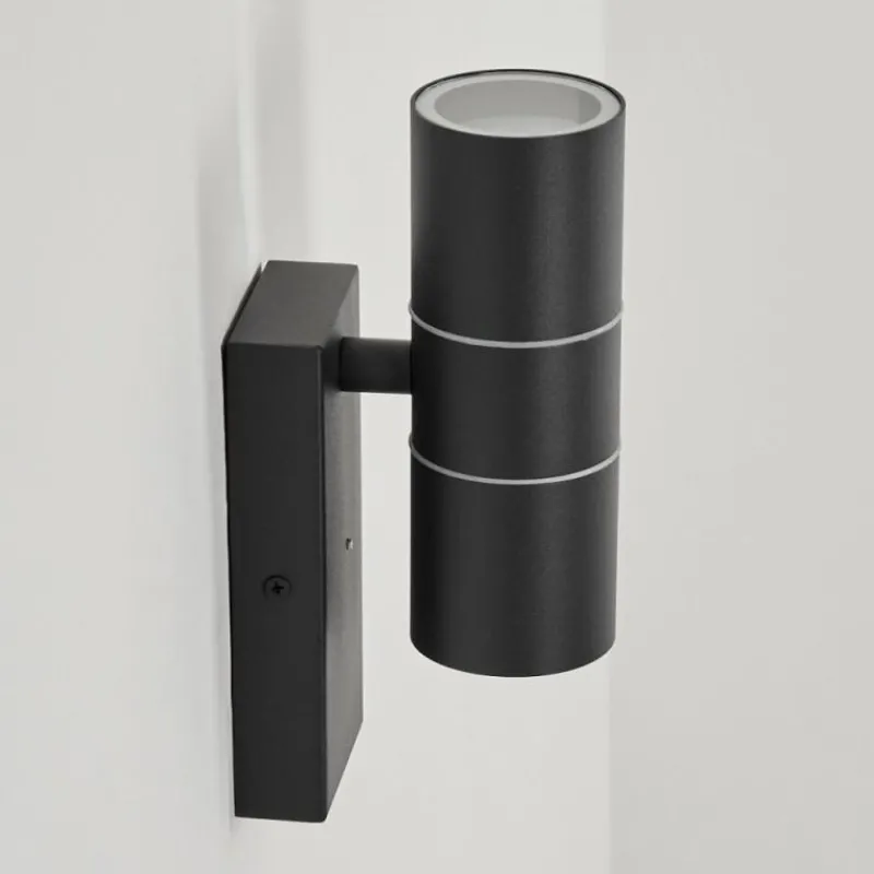 hofstein Applique murale d'extérieur Simola Anthracite, 2 lumières
