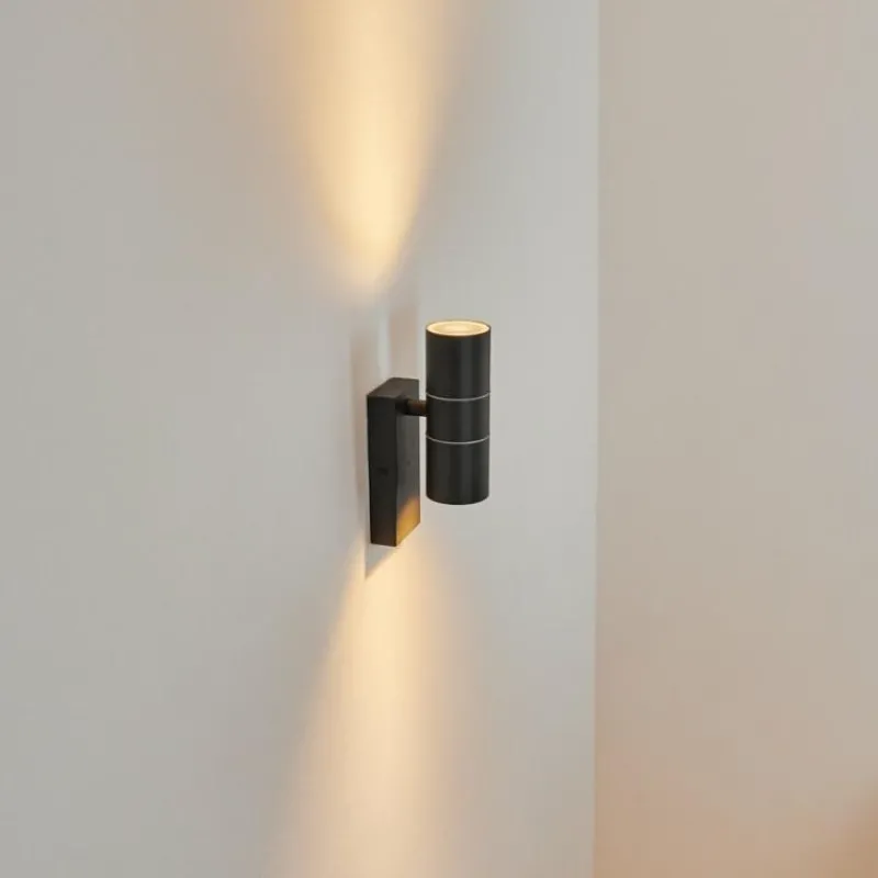 hofstein Applique murale d'extérieur Simola Anthracite, 2 lumières