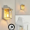 Lampes Vintages & Rétros-hofstein Applique murale d'extérieur Murto Blanc, 1 lumière