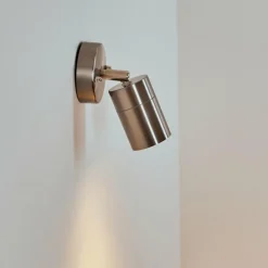 hofstein Applique murale d'extérieur Corneda Acier inoxydable, 1 lumière