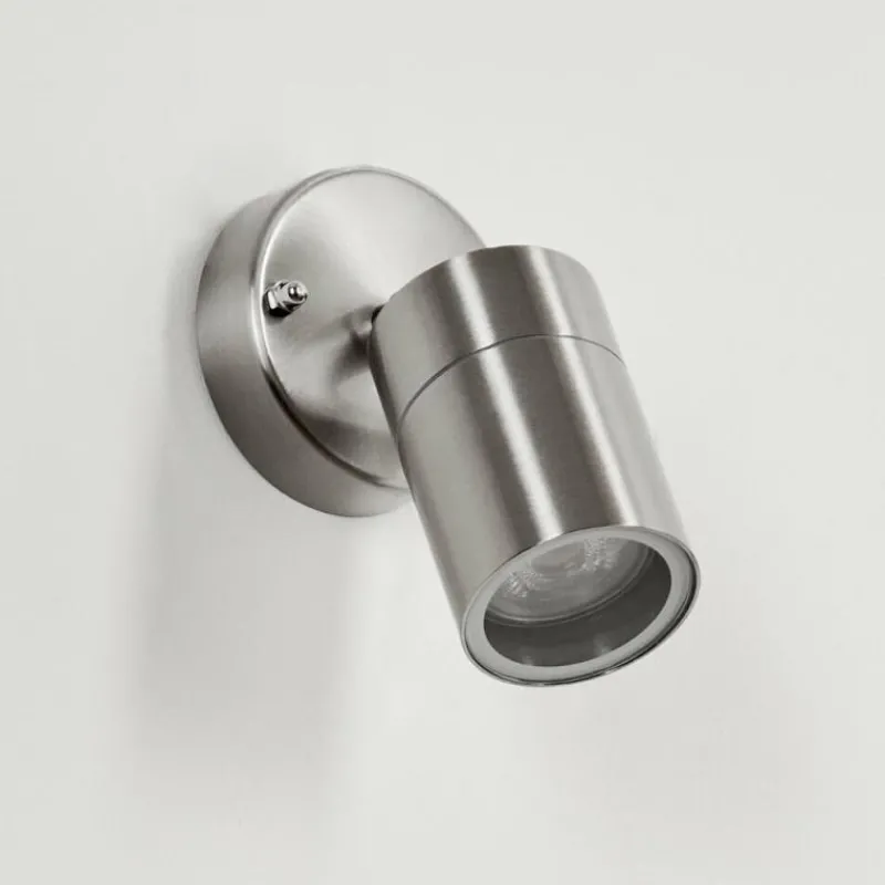 hofstein Applique murale d'extérieur Corneda Acier inoxydable, 1 lumière