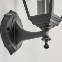 Luminaires Rustiques-hofstein Applique murale d'extérieur Murto Noir, 1 lumière