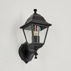 Luminaires Rustiques-hofstein Applique murale d'extérieur Murto Noir, 1 lumière