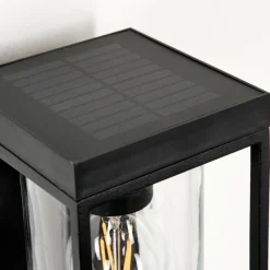 hofstein Applique murale d'extérieur Palanga LED Noir, 1 lumière, Détecteur de mouvement