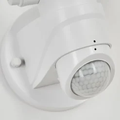 hofstein Applique murale d'extérieur Langra LED Blanc, 2 lumières, Détecteur de mouvement