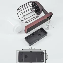 hofstein Applique murale d'extérieur Foothills Rouille, 1 lumière