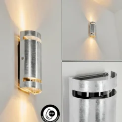 hofstein Applique murale d'extérieur Maturin Zingué, 2 lumières