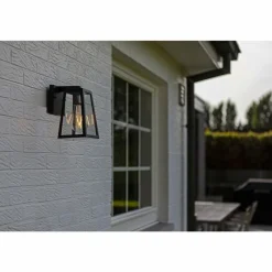 Luminaires Lutec Applique murale d'extérieur Lutec FIA Noir, 1 lumière