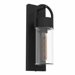 Luminaires Eglo Applique murale d'extérieur Eglo CARRARO Noir, 1 lumière