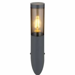 Suspension Verre Fumé-Luminaires Globo Lighting Applique murale d'extérieur Globo BOSTON Anthracite, 1 lumière