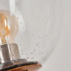 Lampes Vintages & Rétros-hofstein Applique murale d'extérieur Bubodefo Brun, Couleur bois, 1 lumière, Détecteur de mouvement