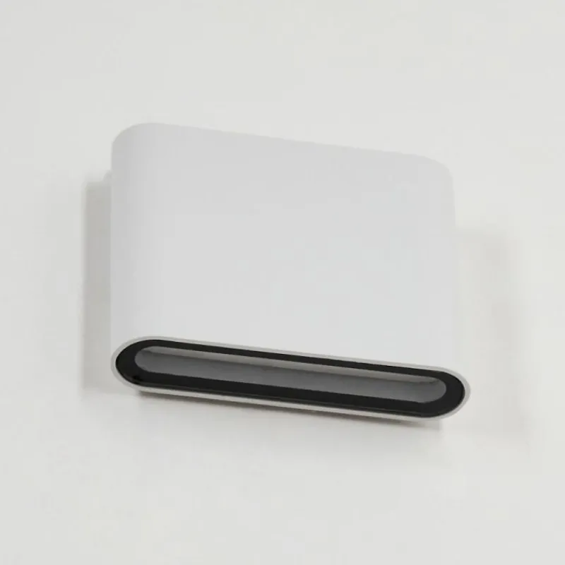 hofstein Applique murale d'extérieur Tammisaari LED Transparent, Blanc, 1 lumière