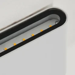 hofstein Applique murale d'extérieur Tammisaari LED Transparent, Blanc, 1 lumière