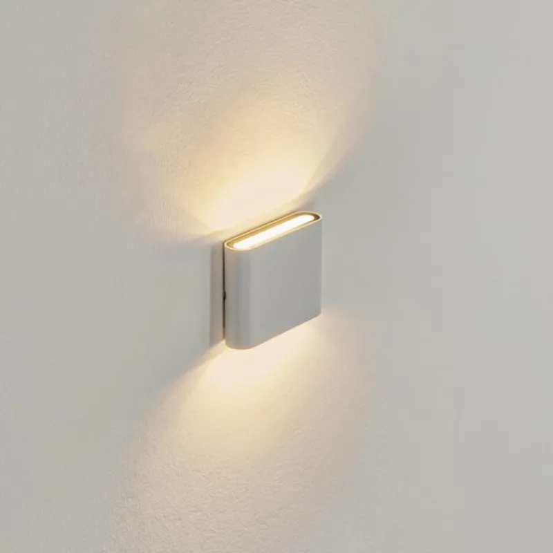 hofstein Applique murale d'extérieur Tammisaari LED Transparent, Blanc, 1 lumière