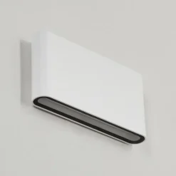 hofstein Applique murale d'extérieur Tammisaari LED Transparent, Blanc, 1 lumière