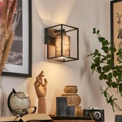 Lampes En Tissu-hofstein Applique murale d'extérieur Contumil Noir, 1 lumière