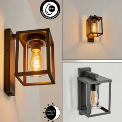 hofstein Applique murale d'extérieur Parkkola Anthracite, 1 lumière