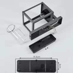 hofstein Applique murale d'extérieur Parkkola Anthracite, 1 lumière