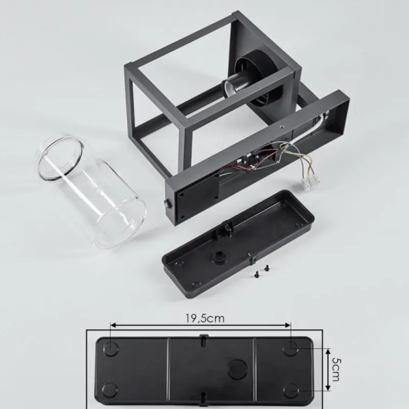 hofstein Applique murale d'extérieur Parkkola Anthracite, 1 lumière