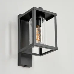 hofstein Applique murale d'extérieur Parkkola Anthracite, 1 lumière