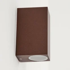 hofstein Applique murale d'extérieur Kingstown Rouille, 2 lumières