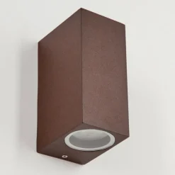 hofstein Applique murale d'extérieur Kingstown Rouille, 2 lumières