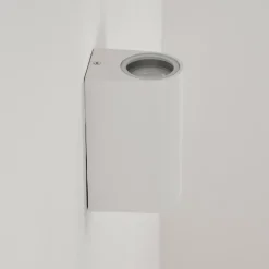 hofstein Applique murale d'extérieur Kingstown Blanc, 2 lumières