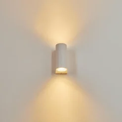 hofstein Applique murale d'extérieur Kingstown Blanc, 2 lumières