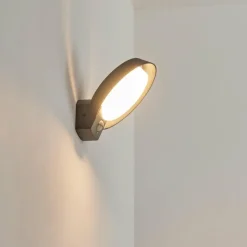 hofstein Applique murale d'extérieur Kelo LED Anthracite, 1 lumière, Détecteur de mouvement
