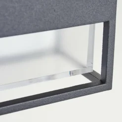 hofstein Applique murale d'extérieur Ramalhal Anthracite, 2 lumières