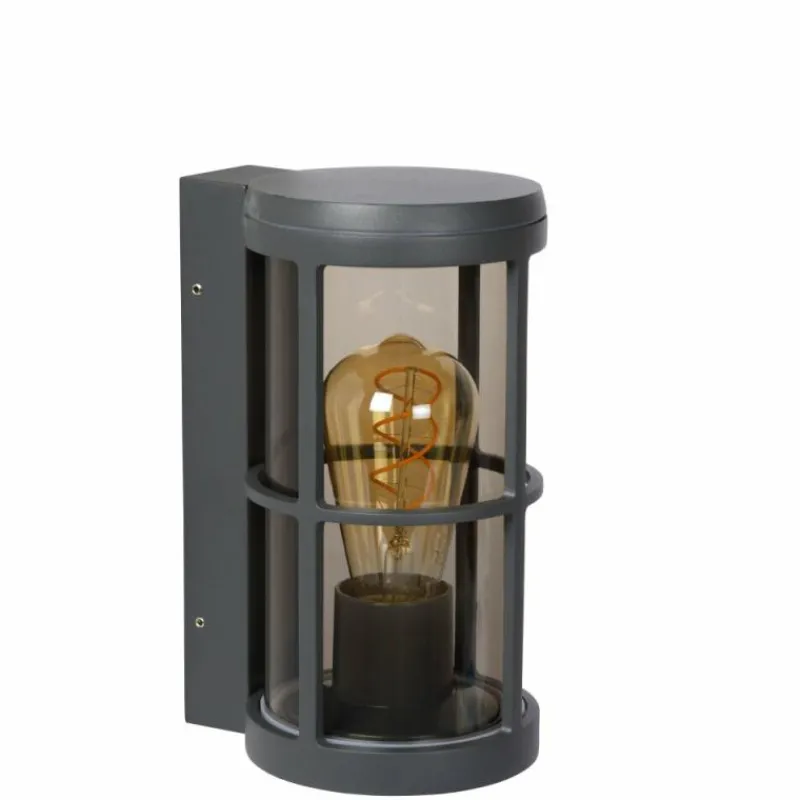 Luminaires Rustiques-Luminaires Lucide Applique murale d'extérieur Lucide NAVI Anthracite, 1 lumière