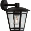 Luminaires Rustiques-Luminaires Brilliant Applique murale d'extérieur Brilliant Shermie Noir, 1 lumière