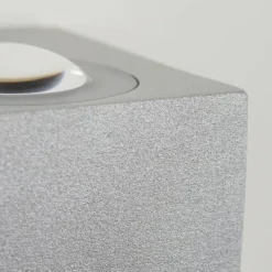 hofstein Applique murale d'extérieur Curvel LED Argenté, 2 lumières