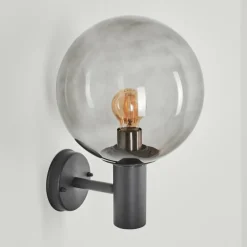 Suspension Verre Fumé-hofstein Applique murale d'extérieur Bostarenga Anthracite, 1 lumière