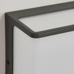 hofstein Applique murale d'extérieur Burseryd LED Anthracite, Blanc, 1 lumière