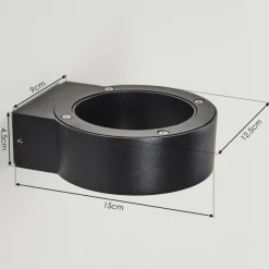 hofstein Applique murale d'extérieur Azervadinha LED Noir, 1 lumière