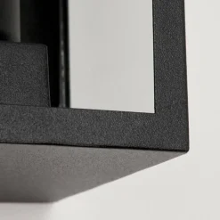 Lampes Vintages & Rétros-hofstein Applique murale d'extérieur Hakkas Noir, 1 lumière