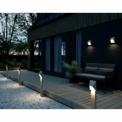 Luminaires Nordlux Applique murale d'extérieur Nordlux PONTIO Beige, 1 lumière