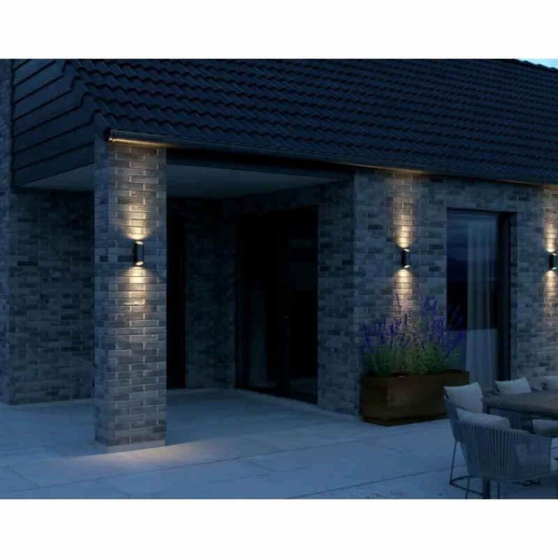 Luminaires Nordlux Applique murale d'extérieur Nordlux NICO Noir, 2 lumières
