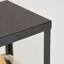 Lampes En Bois-hofstein Applique murale d'extérieur Lapa Couleur bois, Noir, 1 lumière